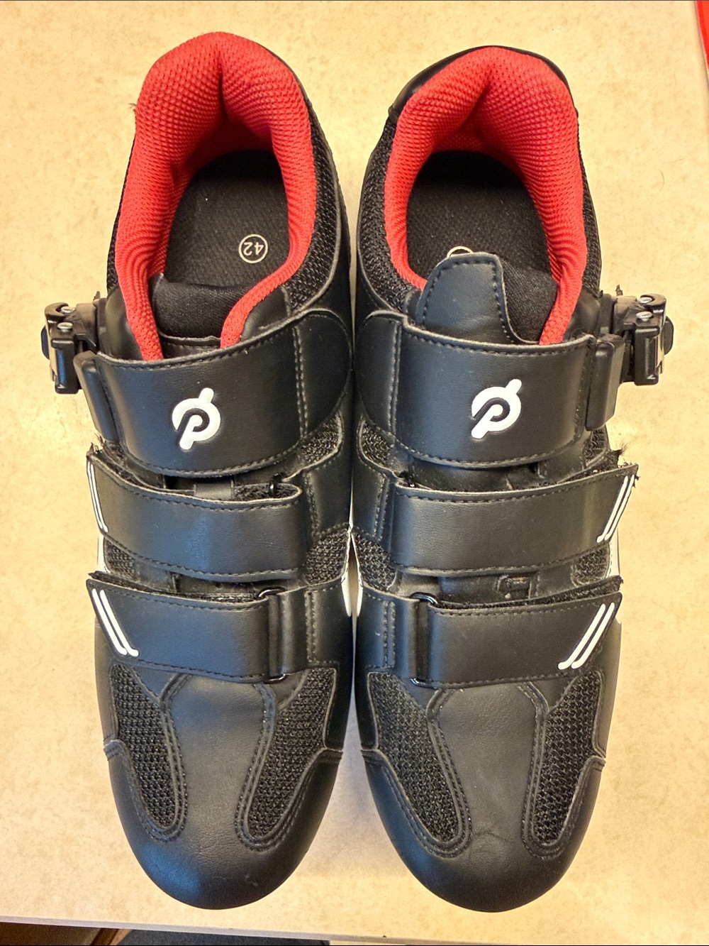Peloton Black Cycling Shoes